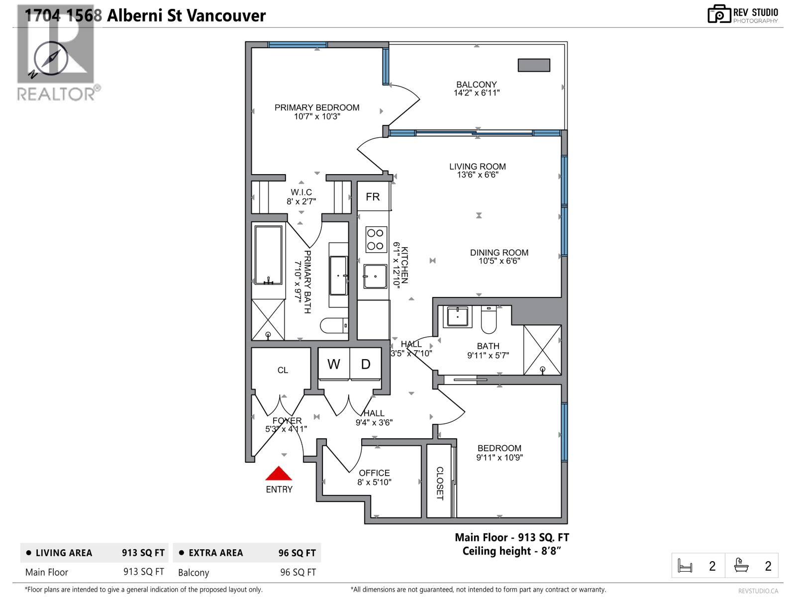 1704 1568 Alberni Street, Vancouver, British Columbia  V6G 0E3 - Photo 2 - R3113810