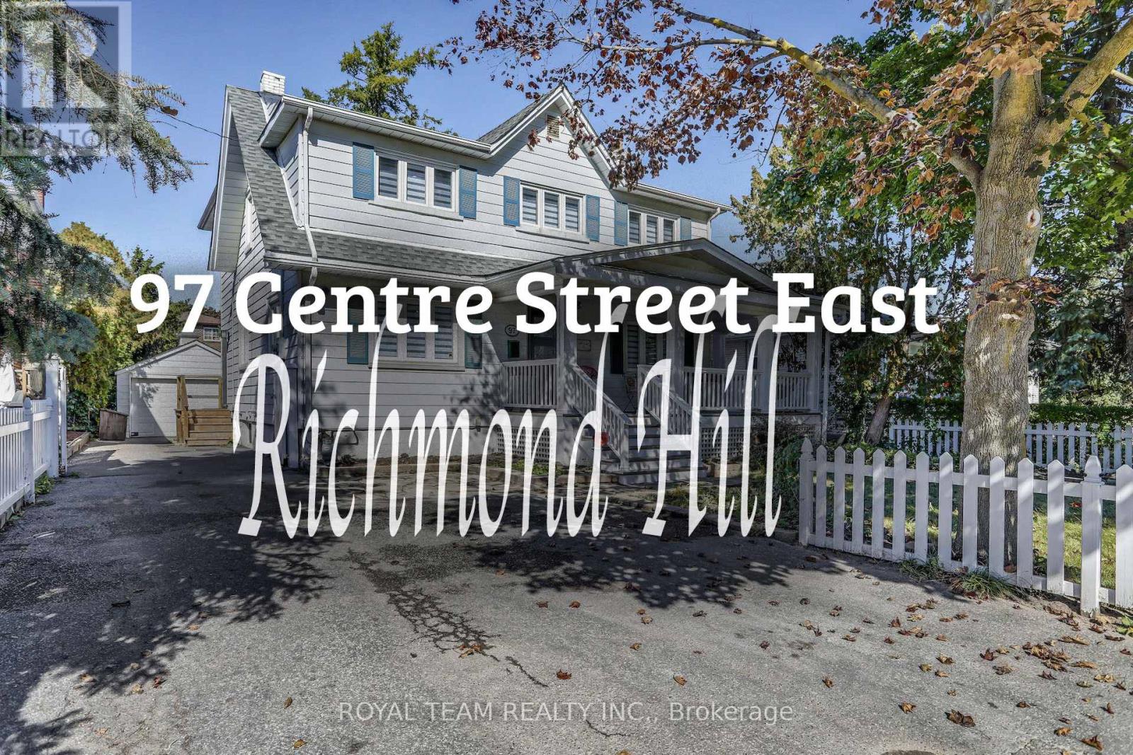 97 CENTRE STREET E, Richmond Hill, Ontario