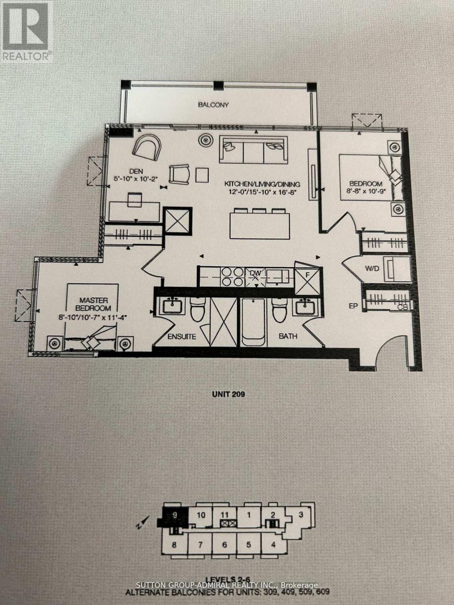 509 - 180 Veterans Drive, Brampton, Ontario  L7A 5G7 - Photo 11 - W13023862