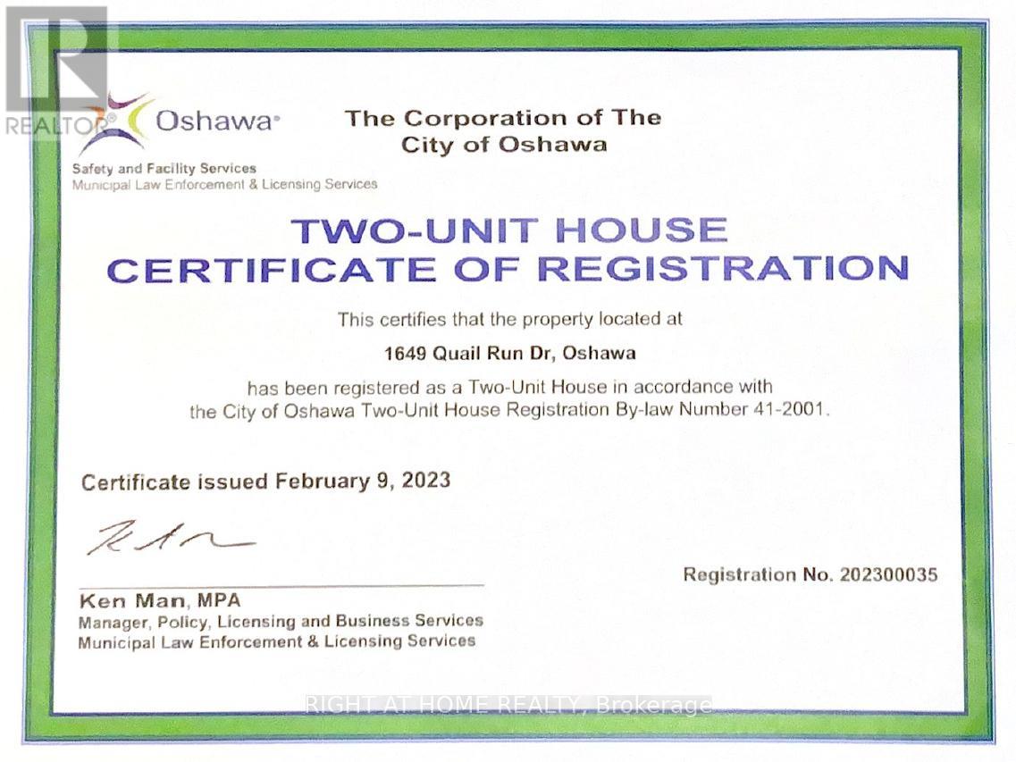 1649 Quail Run Drive, Oshawa, Ontario  L1K 0L9 - Photo 33 - E13024054