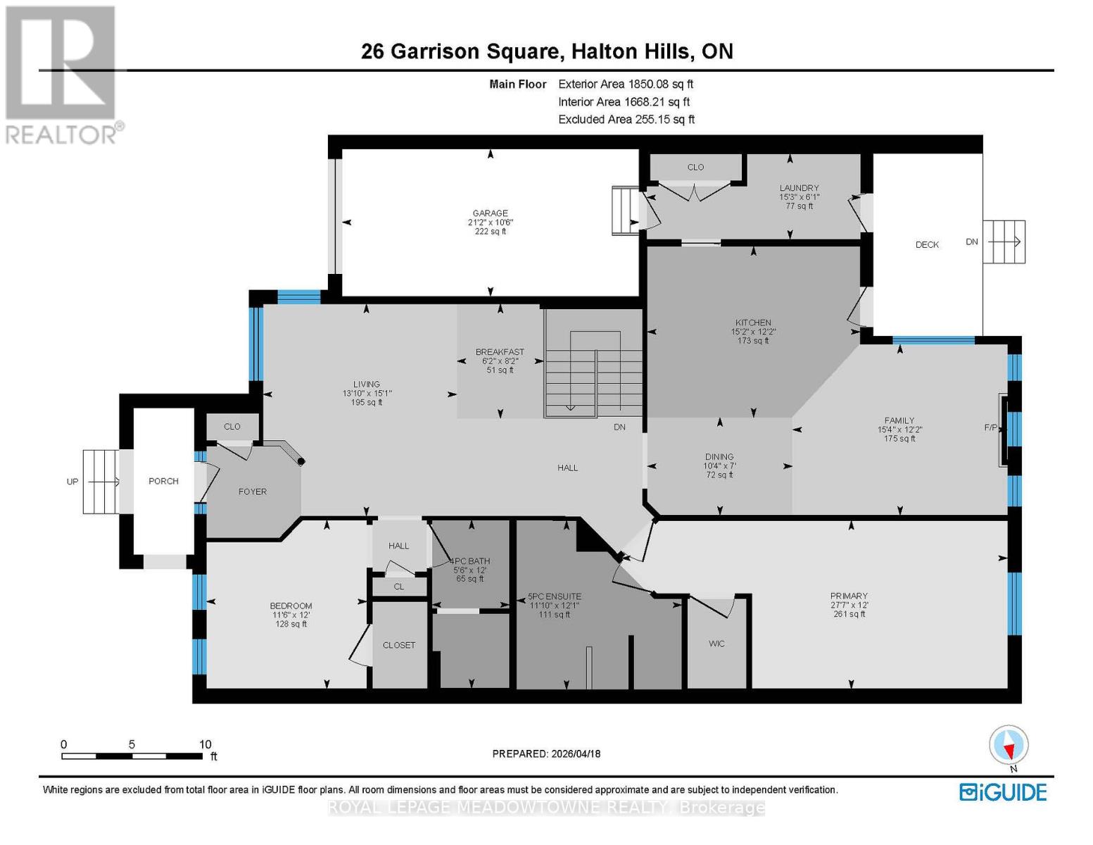 26 Garrison Square E, Halton Hills (Georgetown), Ontario  L7G 0B9 - Photo 41 - W13024206