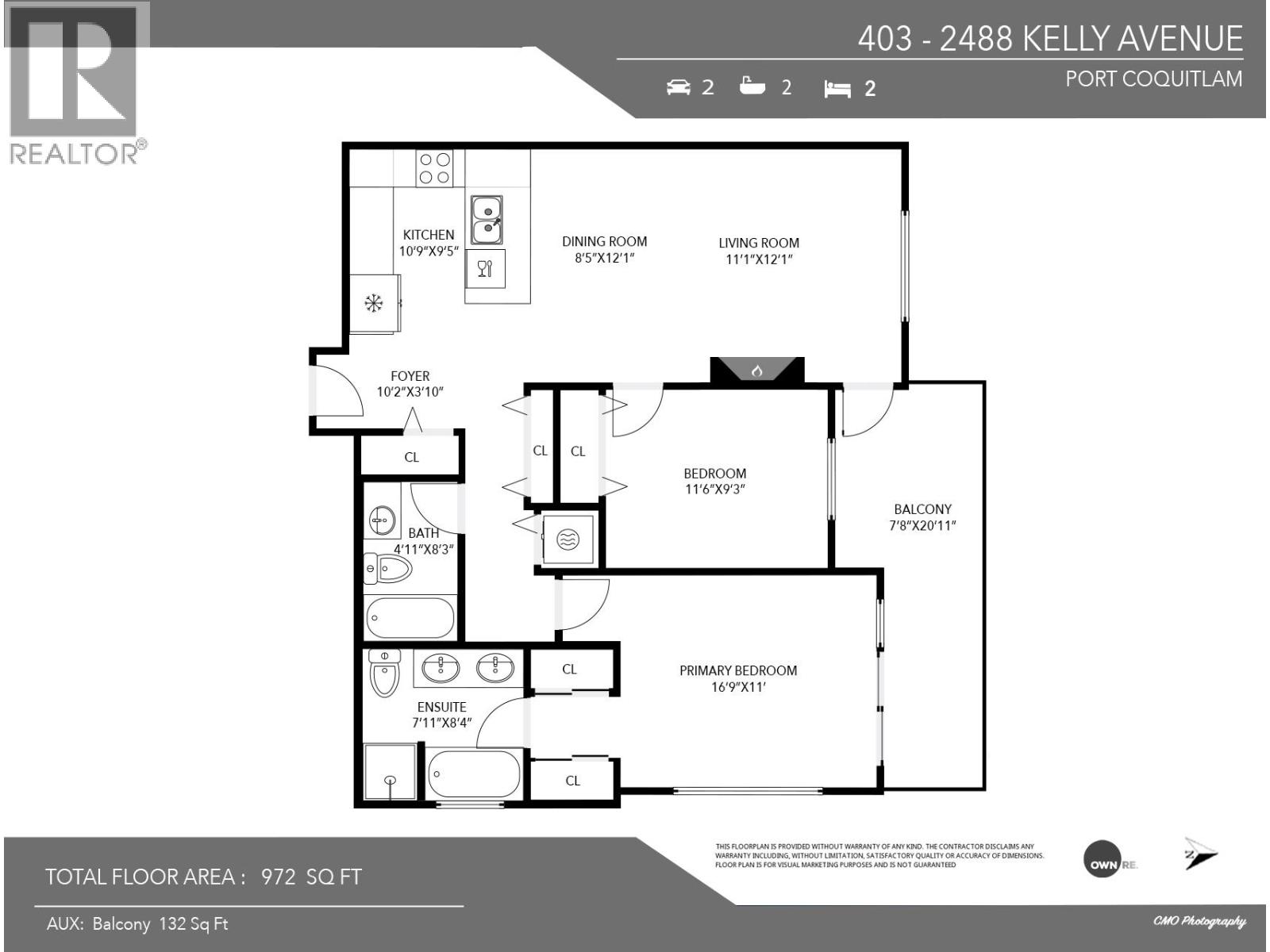 403 2488 Kelly Avenue, Port Coquitlam, British Columbia  V3C 1Y4 - Photo 40 - R3112406