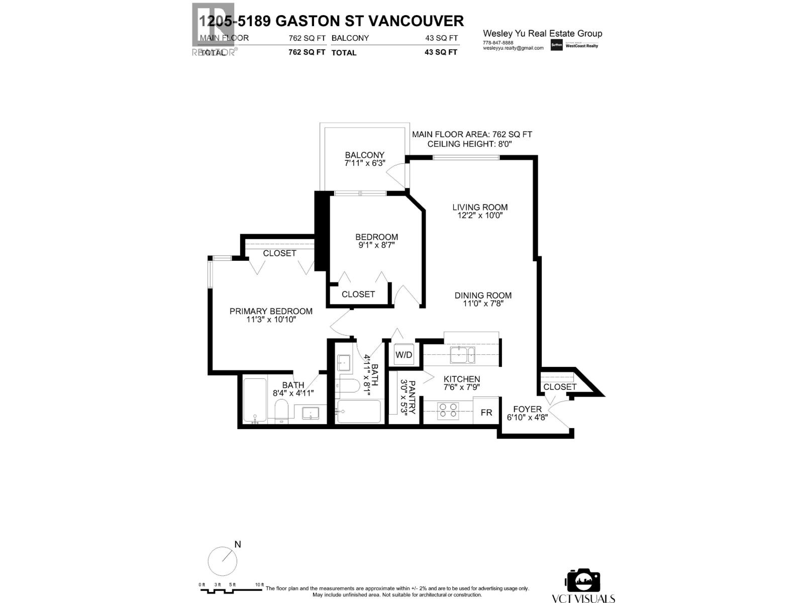1205 5189 Gaston Street, Vancouver, British Columbia  V5R 6C7 - Photo 8 - R3107552