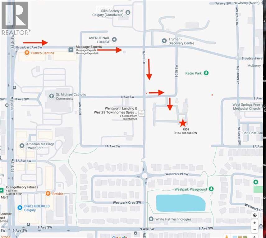 501, 8155 8 Avenue Sw, Calgary, Alberta  T3H 6H9 - Photo 4 - A2303066