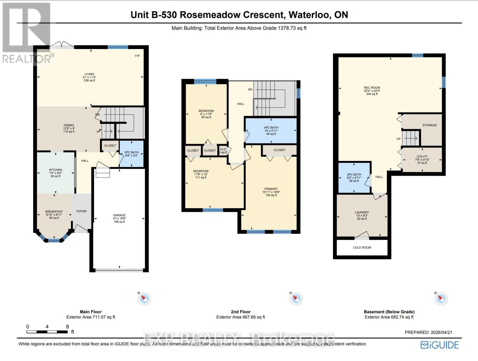 530b Rosemeadow Crescent, Waterloo, Ontario  N2T 2A1 - Photo 46 - X13028324