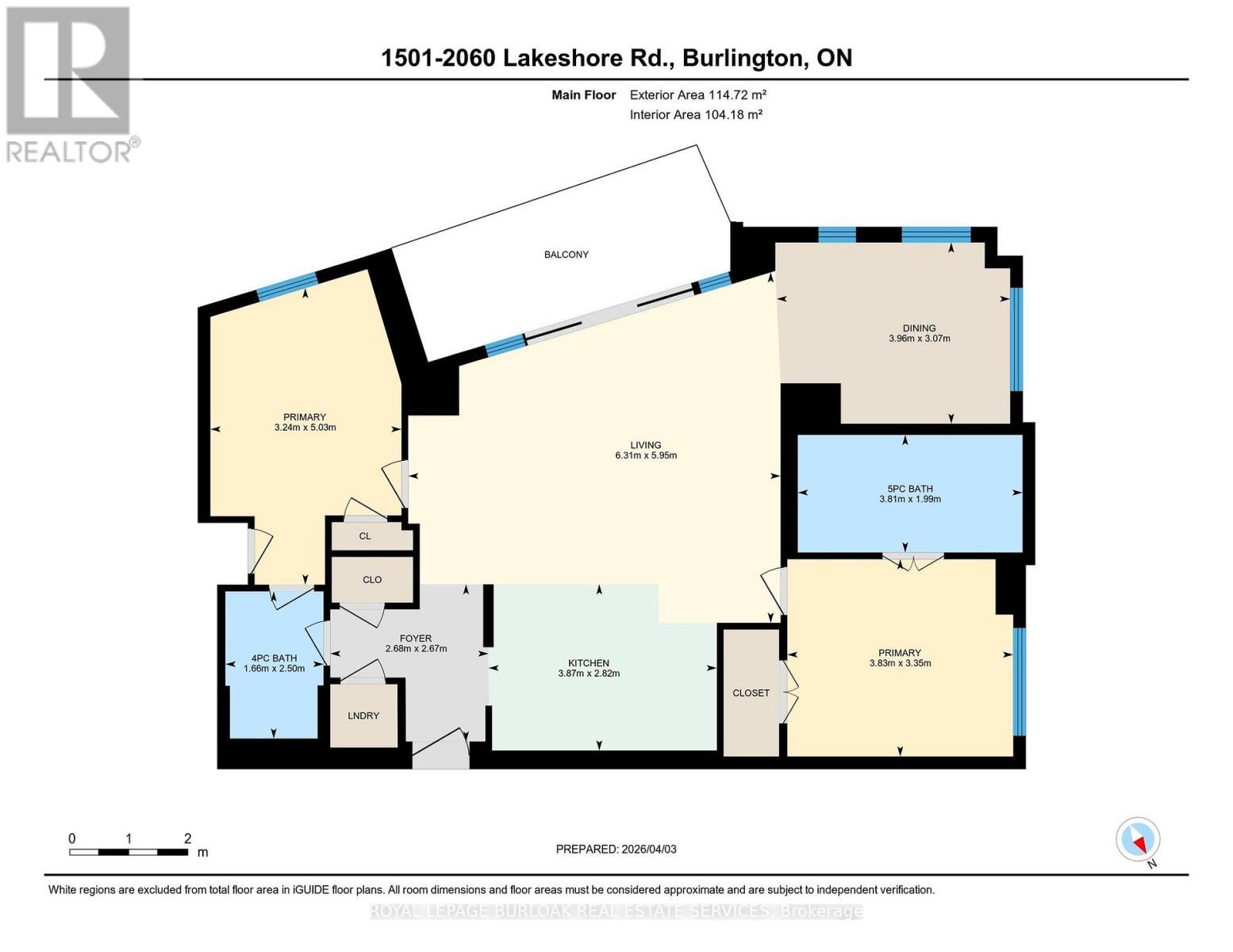 1501 - 2060 Lakeshore Road, Burlington, Ontario  L7R 5A1 - Photo 43 - W13027630