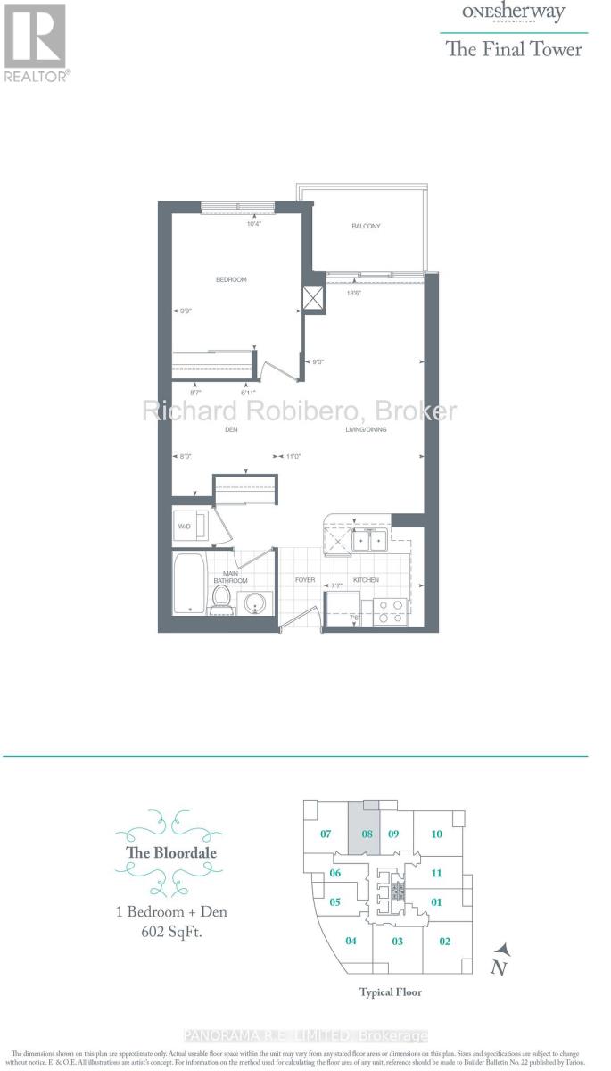 1208 - 215 Sherway Gardens Road, Toronto, Ontario  M9C 0A4 - Photo 20 - W13029928