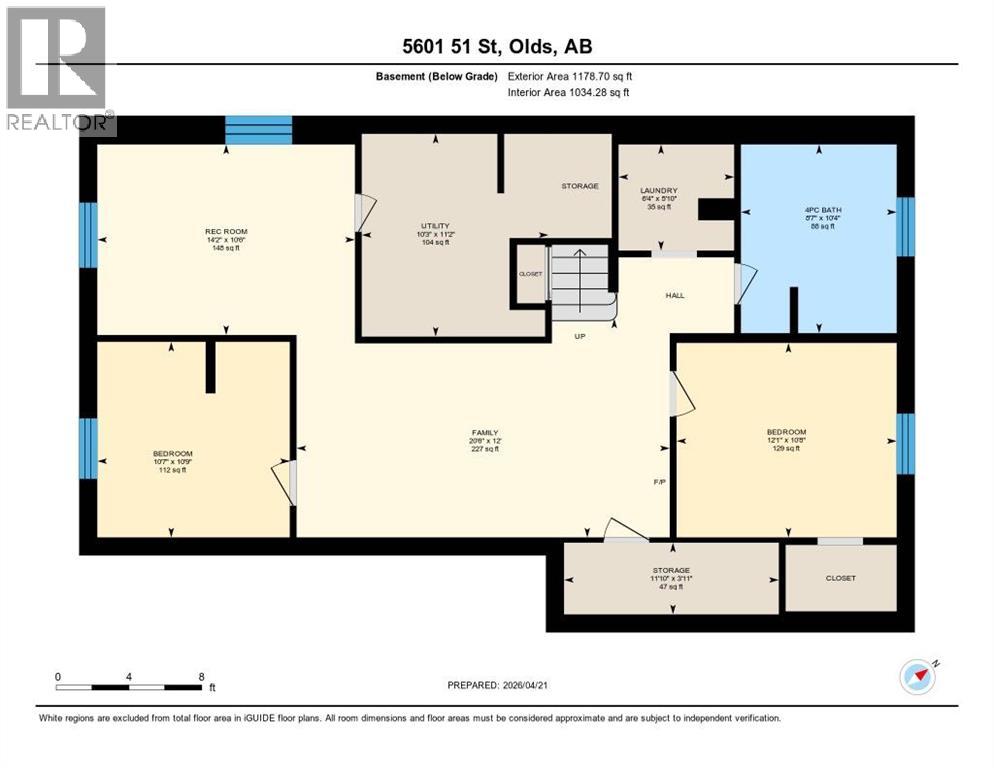 5601 51 Street, Olds, Alberta  T4H 1H9 - Photo 44 - A2302110