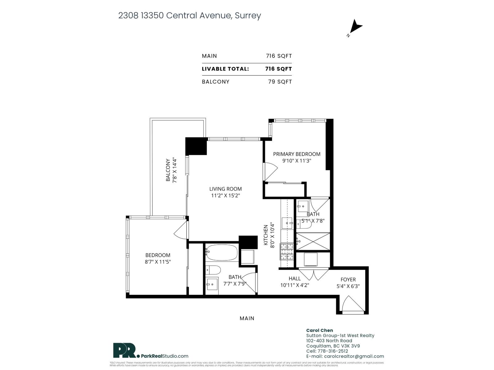 2308 13350 Central, Surrey, British Columbia  V3T 0S1 - Photo 31 - R3113500