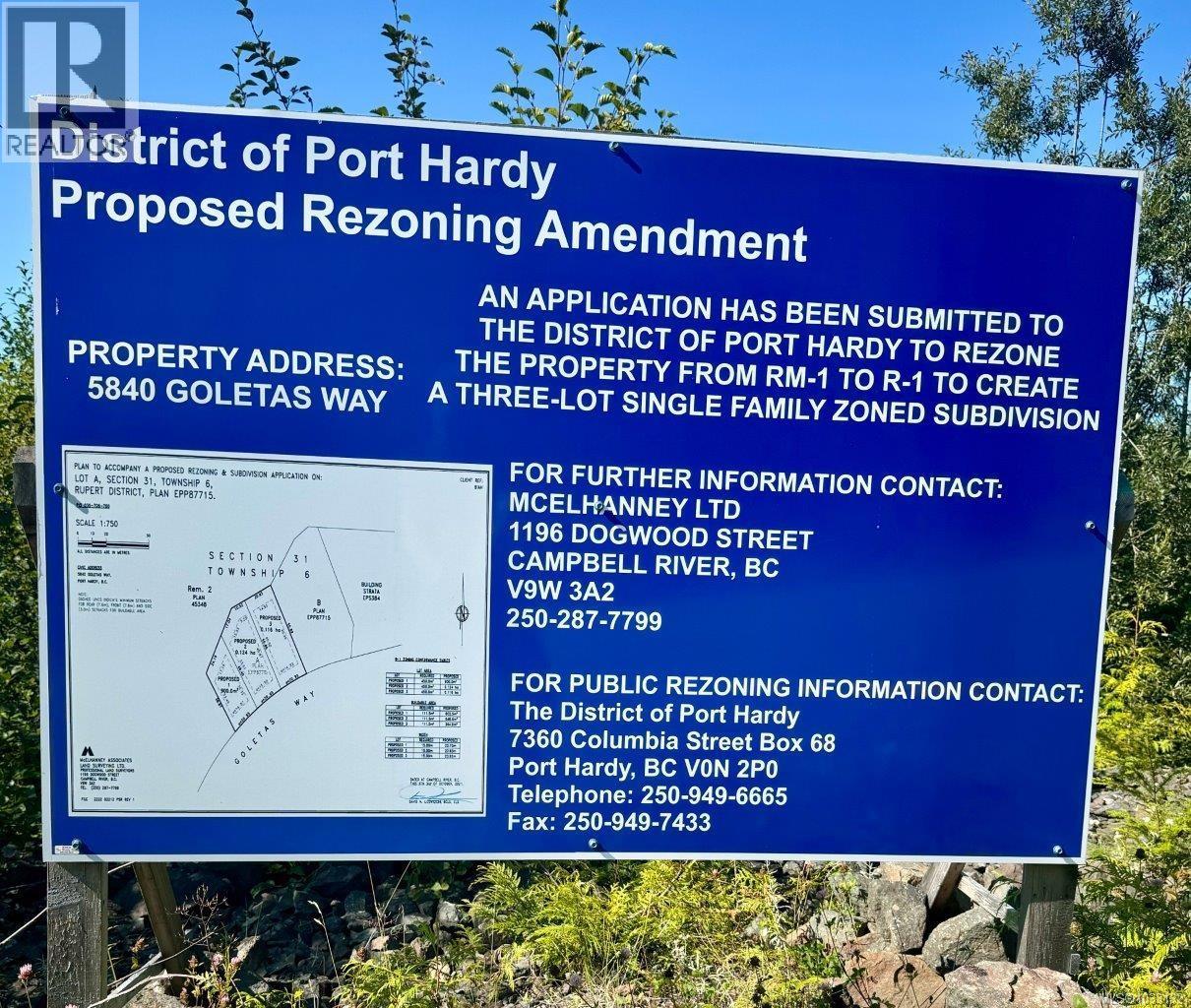 5840 Goletas Way, Port Hardy, British Columbia  V0N 2P0 - Photo 1 - 1033132