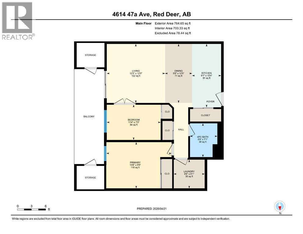 401, 4614 47a Avenue, Red Deer, Alberta  T4N 3R4 - Photo 27 - A2303194