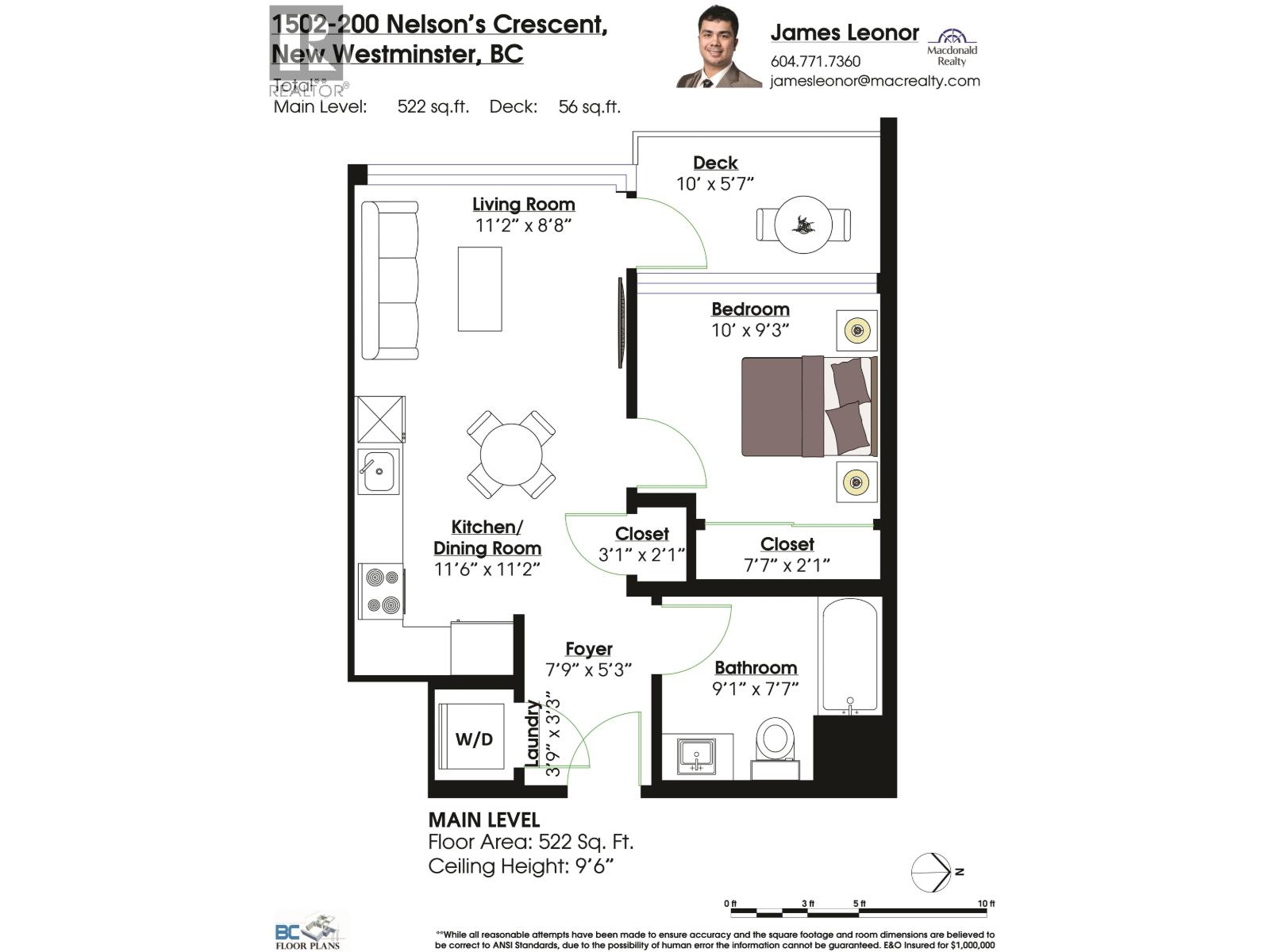 1502 200 Nelson's Crescent, New Westminster, British Columbia  V3L 0H4 - Photo 14 - R3114701