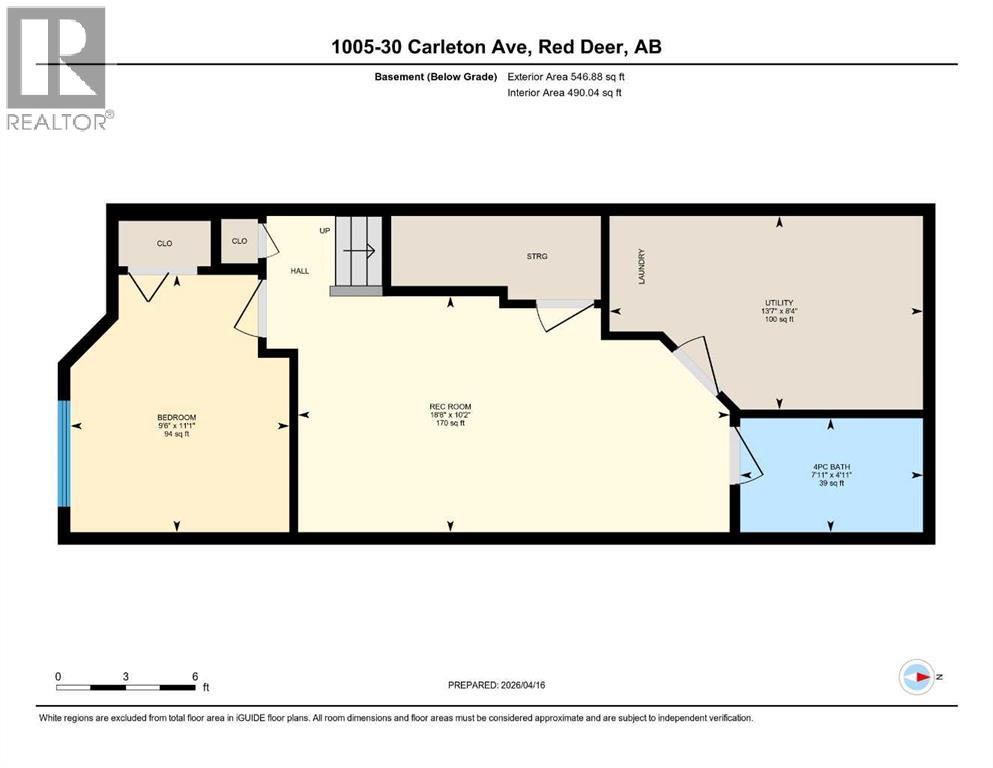 1005, 30 Carleton Avenue, Red Deer, Alberta  T4P 0M8 - Photo 29 - A2302658