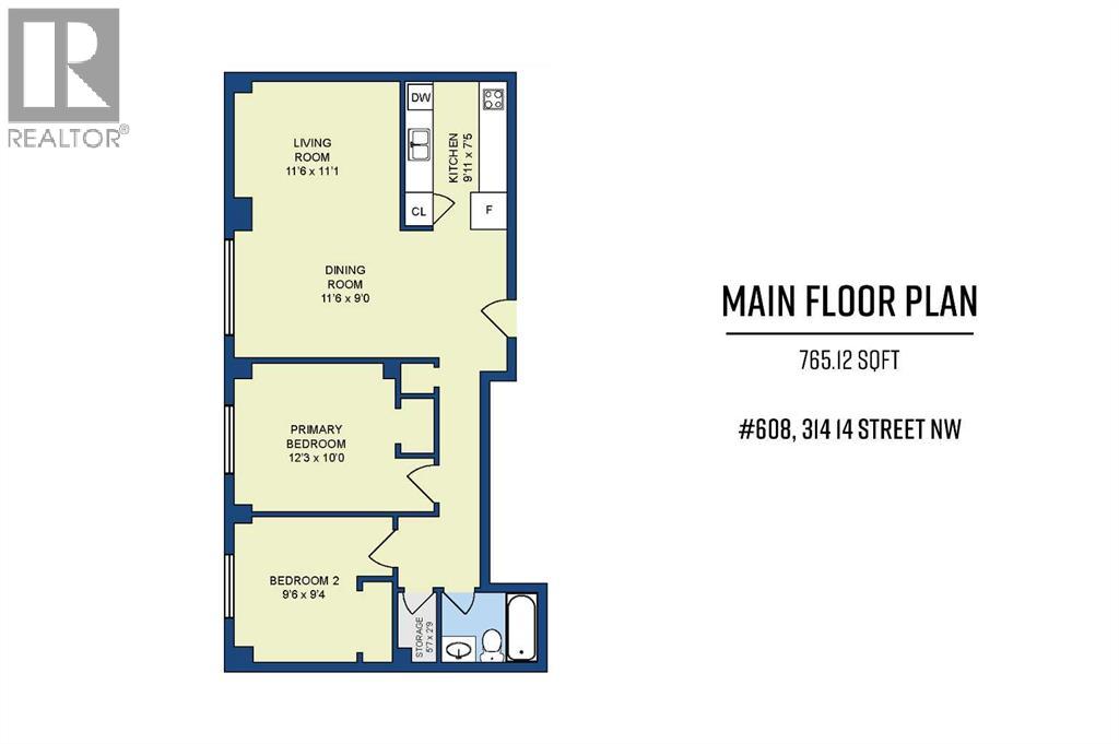 608, 314 14 Street Nw, Calgary, Alberta  T2N 1Z8 - Photo 25 - A2295314