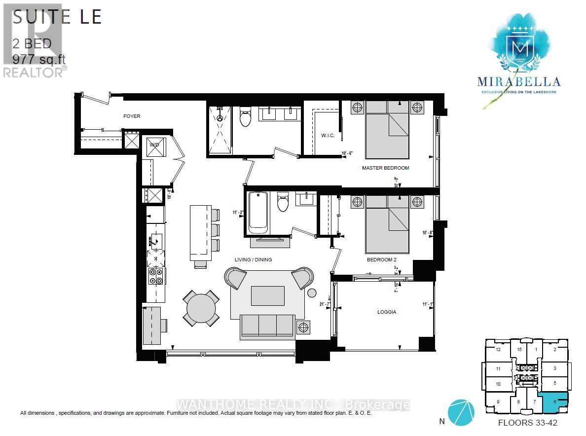 3706 - 1926 Lake Shore Boulevard W, Toronto, Ontario  M6S 1A1 - Photo 35 - W13018050