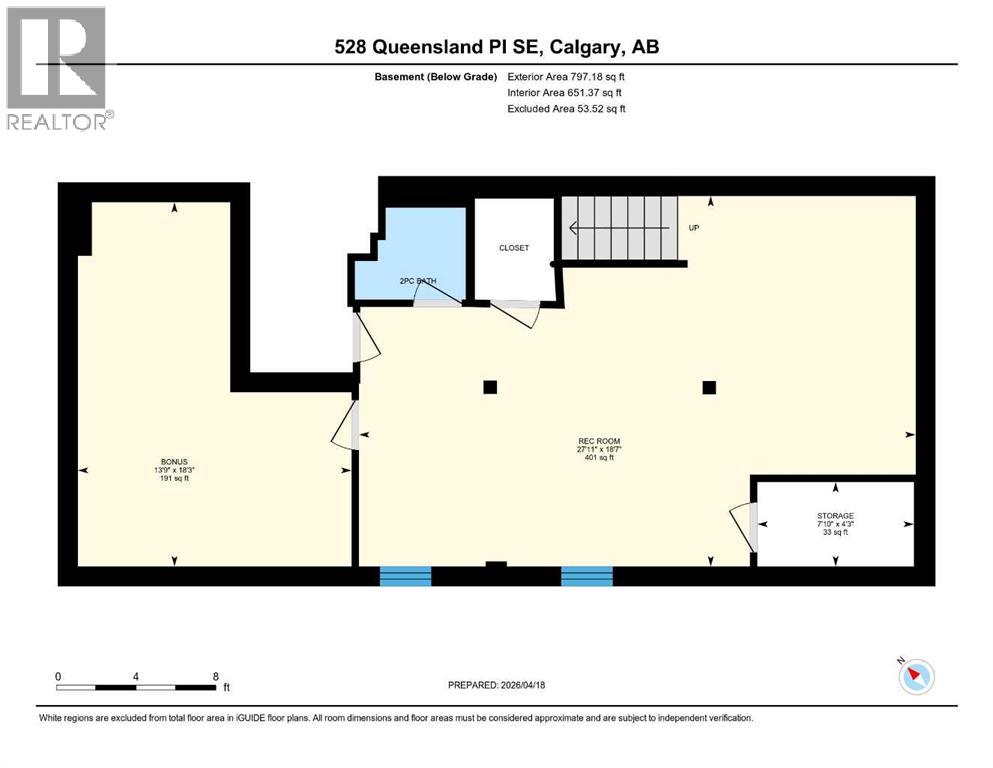 528 Queensland Place SE, Calgary, Alberta  T2J 4T3 - Photo 35 - A2303211