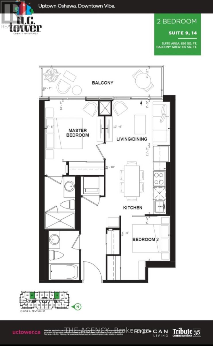 1709 - 2550 Simcoe Street N, Oshawa, Ontario  L1L 0R5 - Photo 19 - E13033578