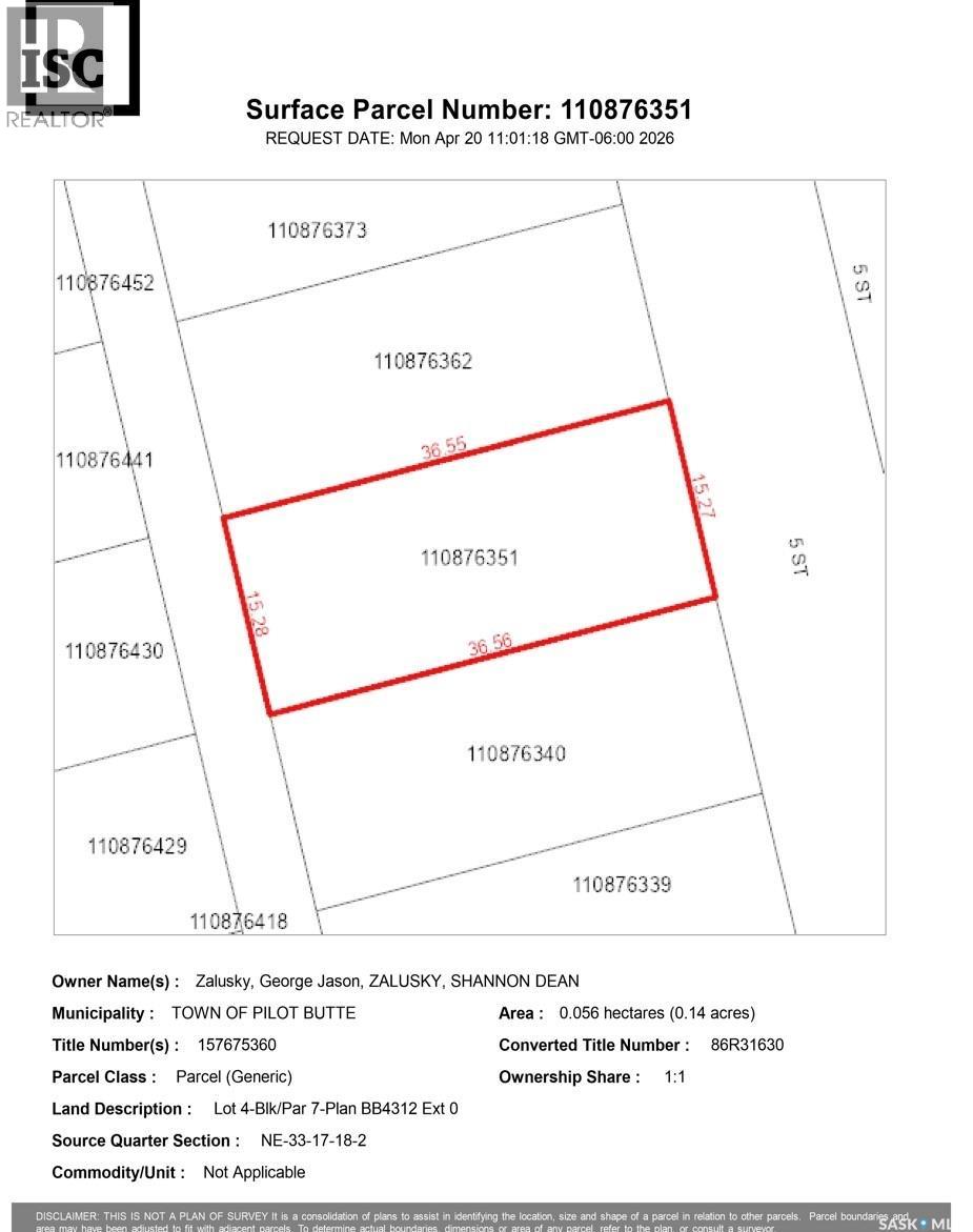 212 5th Street, Pilot Butte, Saskatchewan  S0G 3Z0 - Photo 6 - SK033631