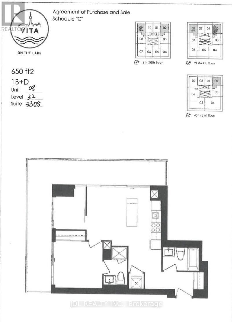 3308 - 70 Annie Craig Drive, Toronto, Ontario  M8V 0G2 - Photo 15 - W13034246