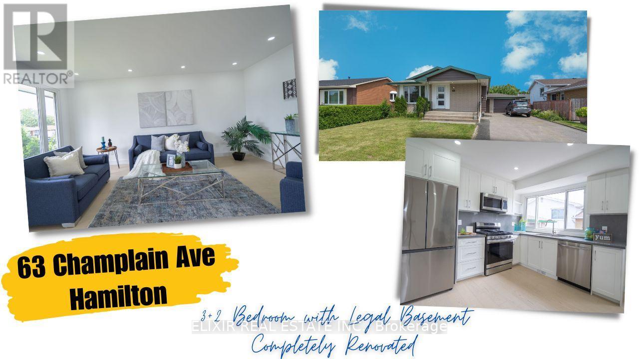 63 CHAMPLAIN AVENUE, Hamilton, Ontario