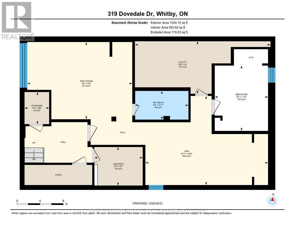 319 Dovedale Drive, Whitby, Ontario  L1N 1Z8 - Photo 36 - E13035070