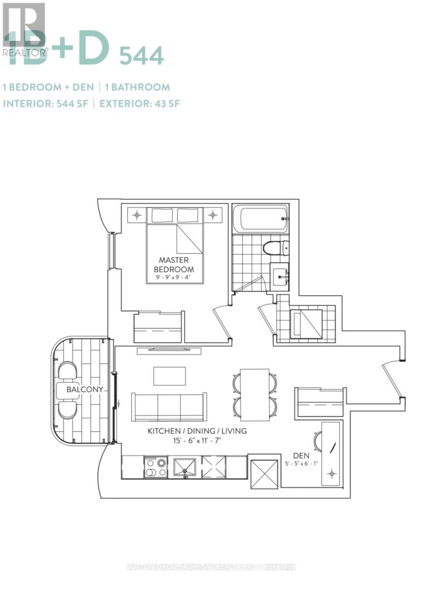 1711 - 1185 Dupont Street, Toronto, Ontario  M6H 0G5 - Photo 2 - W13026360