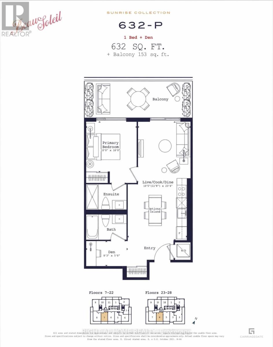 1107 - 2075 Lakeshore Road, Burlington, Ontario  L7R 0H3 - Photo 20 - W13036244