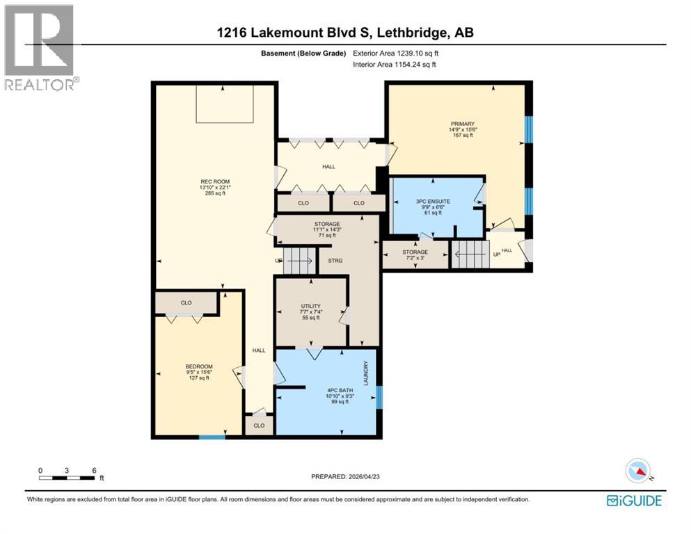 1216 Lakemount Boulevard S, Lethbridge, Alberta  T1K 3K1 - Photo 47 - A2304431