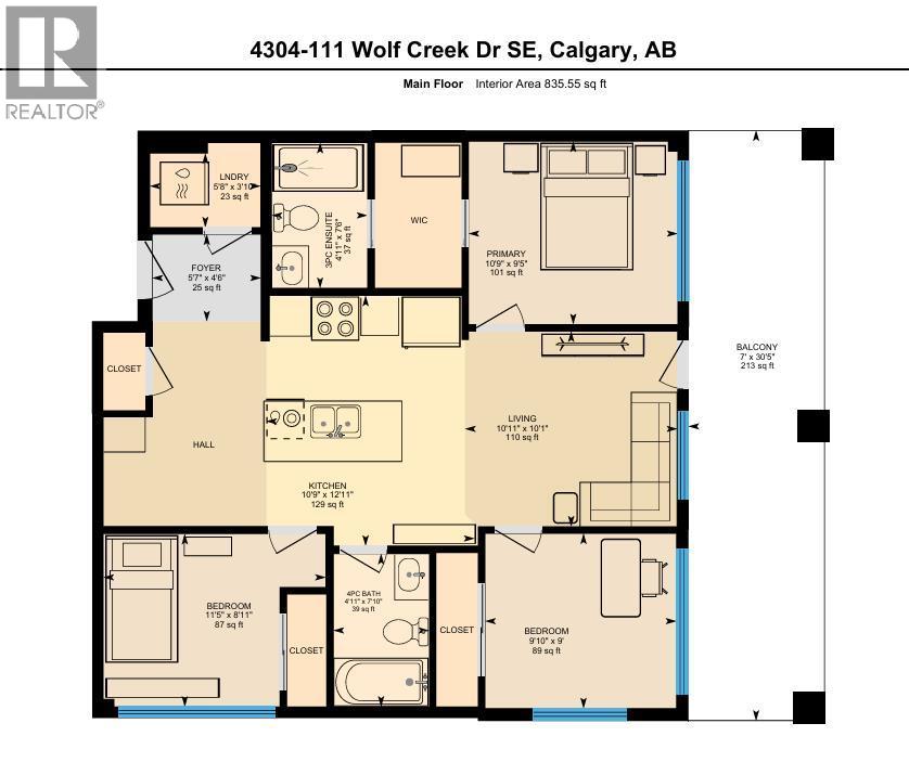 4304, 111 Wolf Creek Drive SE, Calgary, Alberta  T2X 5X2 - Photo 33 - A2295964