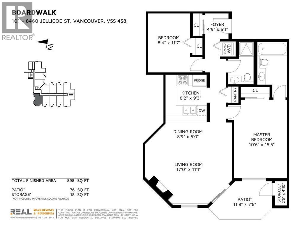 101 8460 Jellicoe Street, Vancouver, British Columbia  V5S 4S8 - Photo 18 - R3114679