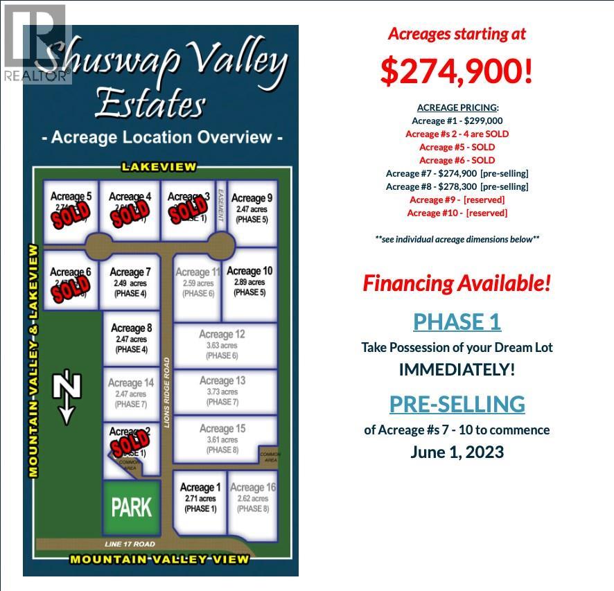 Lot 1 Lions Ridge Road, Celista, British Columbia  V1Y 5J4 - Photo 31 - 10384623