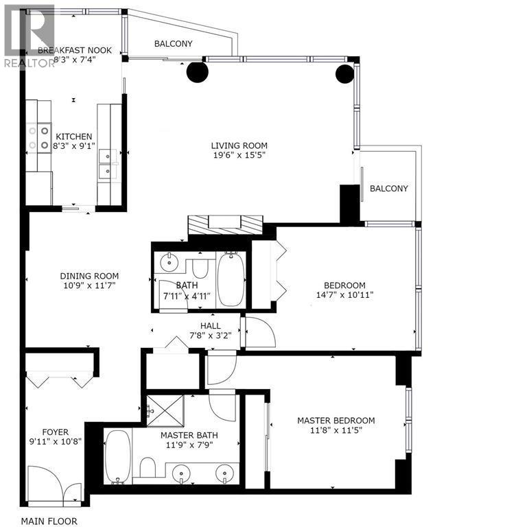 2405 1500 Hornby Street, Vancouver, British Columbia  V6Z 2R1 - Photo 10 - R3115354