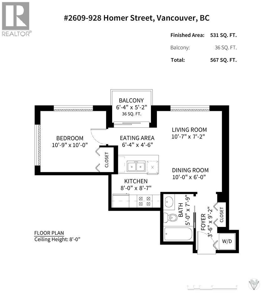 2609 928 Homer Street, Vancouver, British Columbia  V6B 1T7 - Photo 17 - R3114820