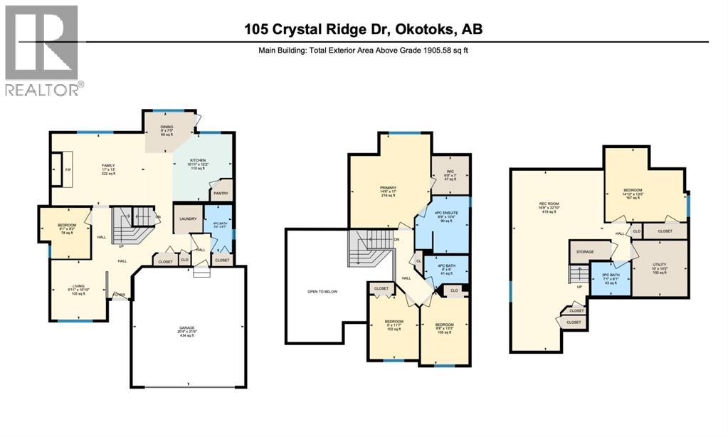 105 Crystalridge Drive, Okotoks, Alberta  T1S 1P4 - Photo 50 - A2301384