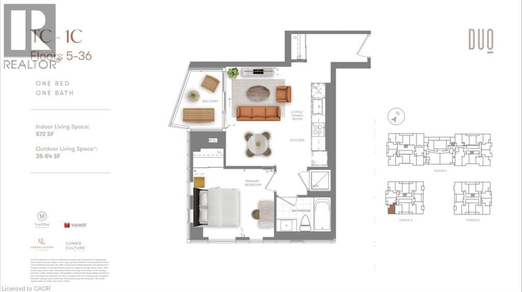 25 Wellington South Street Unit# 2503, Kitchener, Ontario  N2G 0G5 - Photo 2 - 40823183