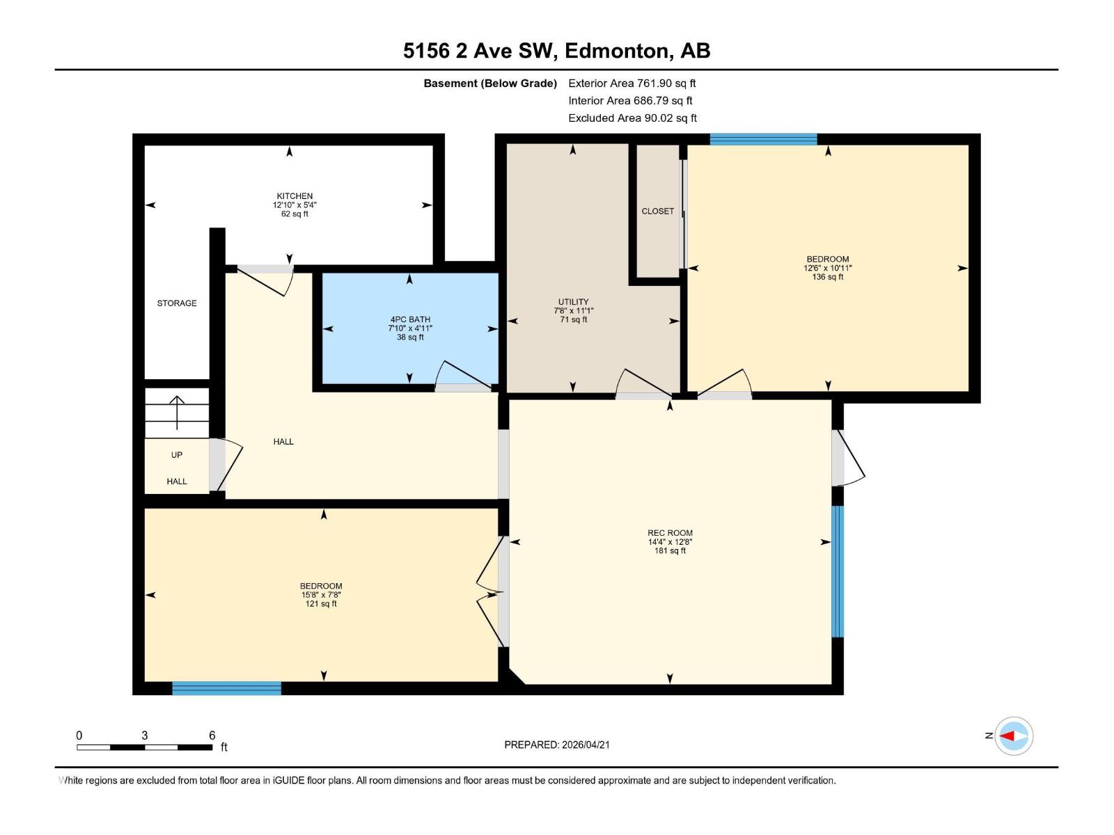 5156 2 Av Sw, Edmonton, Alberta  T6X 0R4 - Photo 54 - E4484039