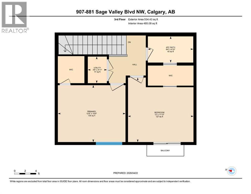907, 881 Sage Valley Boulevard NW, Calgary, Alberta  T3R 0R3 - Photo 33 - A2304219