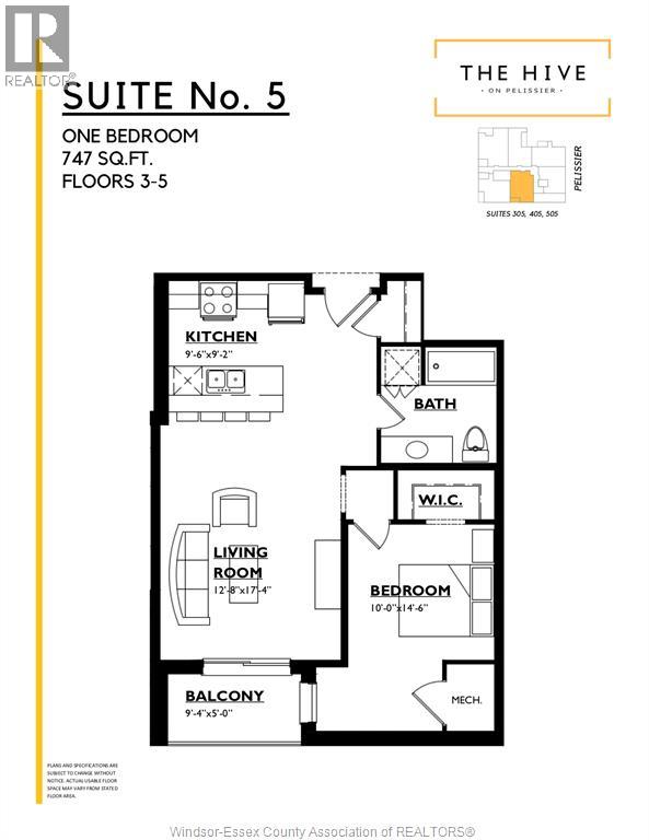 531 Pelissier Street Unit# 405, Windsor, Ontario  N9A 4L2 - Photo 3 - 26009141