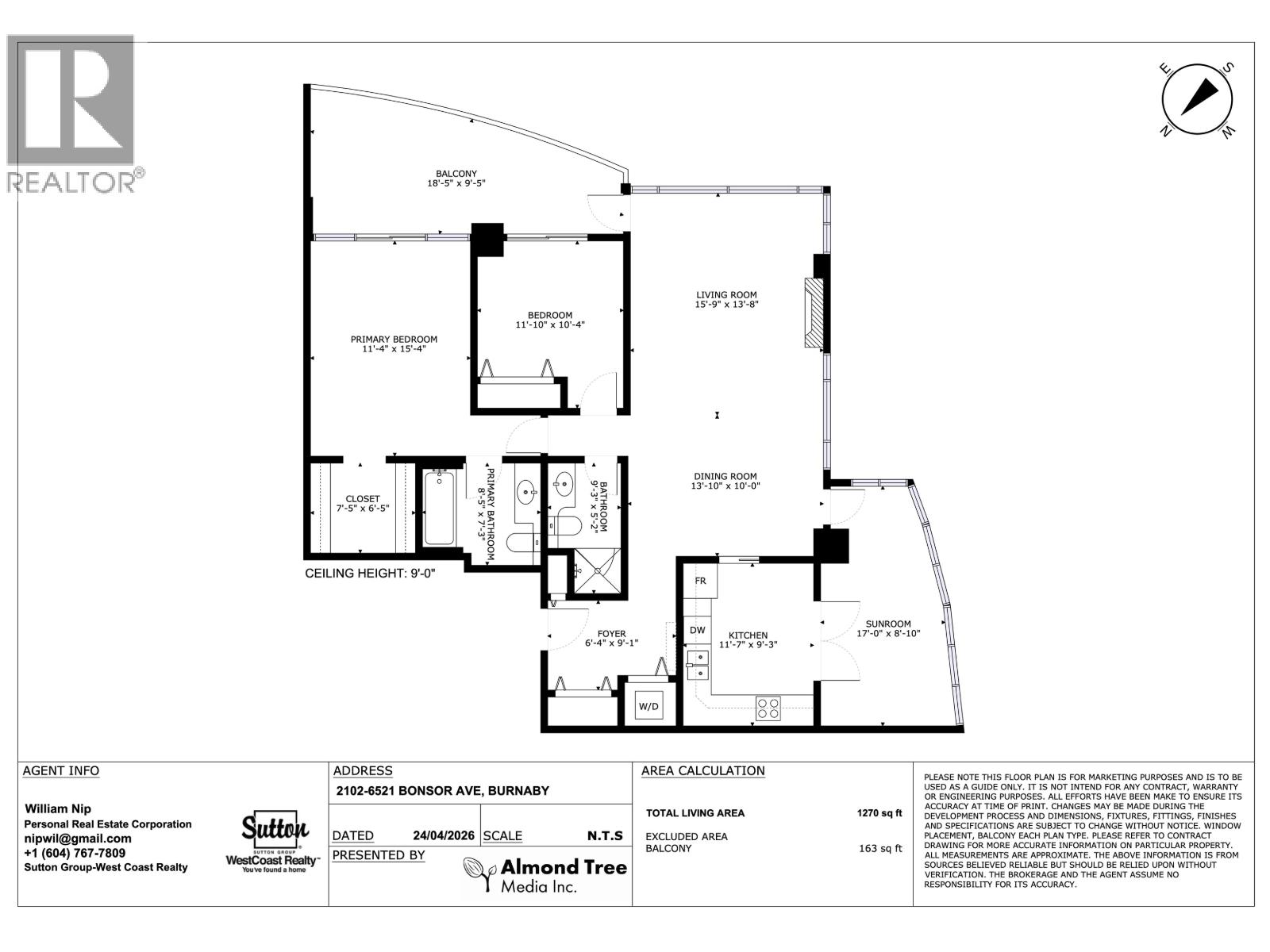 2102 6521 Bonsor Avenue, Burnaby, British Columbia  V5H 4N3 - Photo 33 - R3115536
