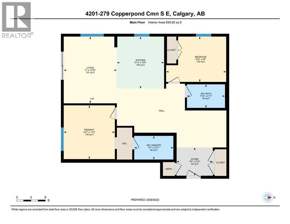 4201, 279 Copperpond Common Se, Calgary, Alberta  T2Z 1G6 - Photo 26 - A2303831