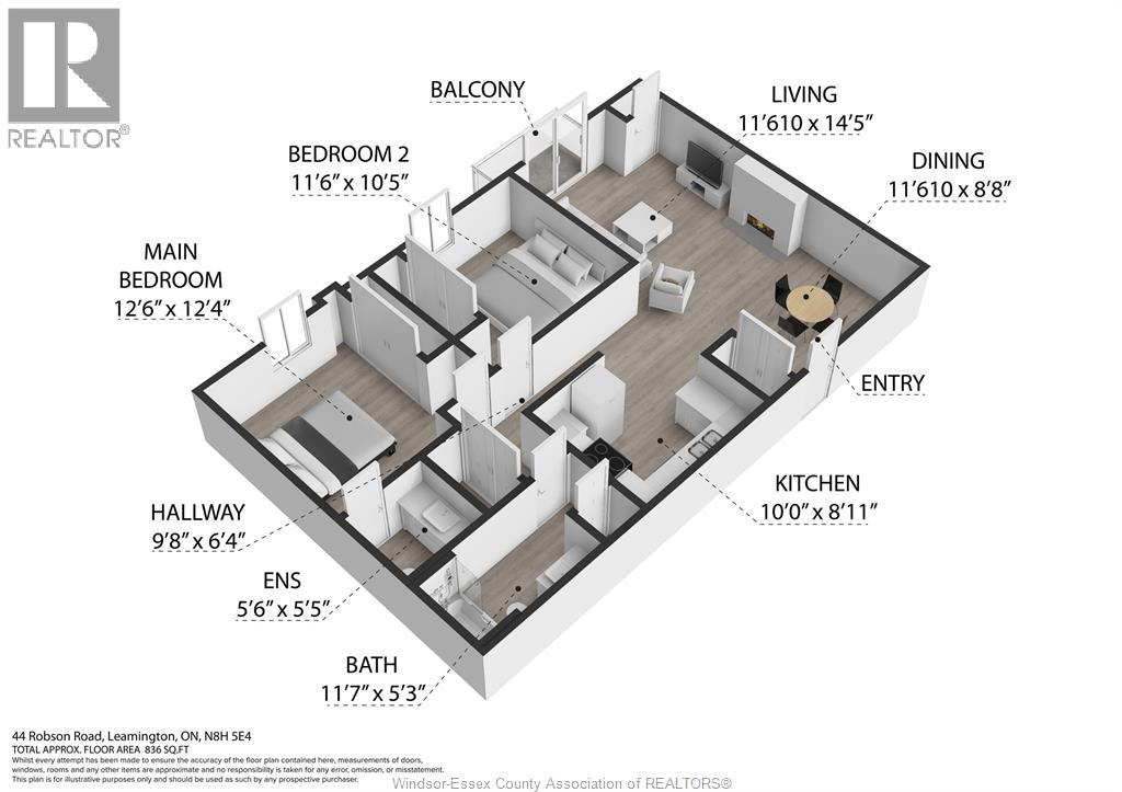 44 Robson Road Unit# 303, Leamington, Ontario  N8H 5E4 - Photo 33 - 26009171