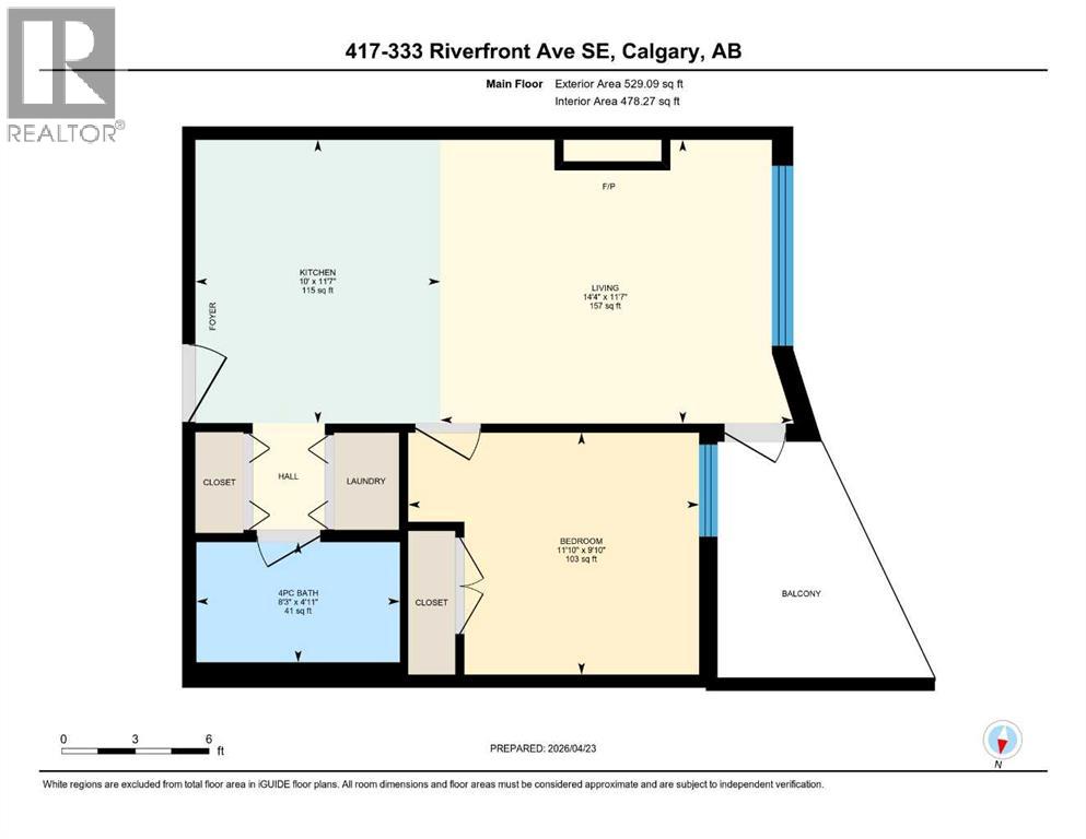 417, 333 Riverfront Avenue Se, Calgary, Alberta  T2G 5R1 - Photo 28 - A2304592