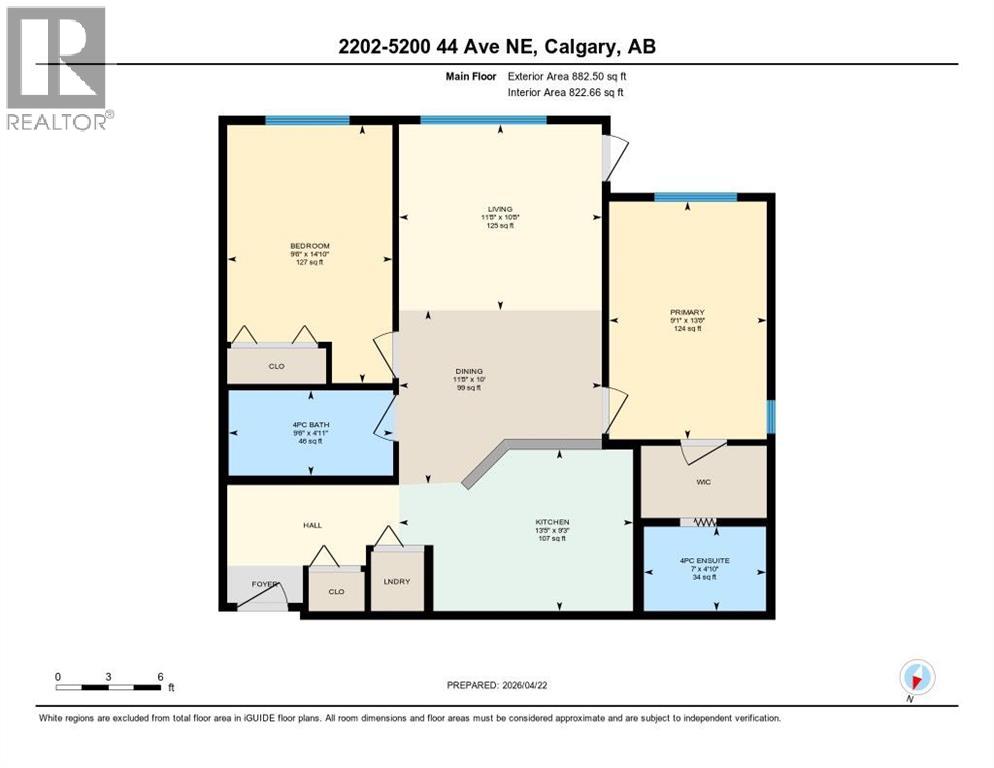 2202, 5200 44 Avenue NE, Calgary, Alberta  T1Y 7L4 - Photo 21 - A2304495