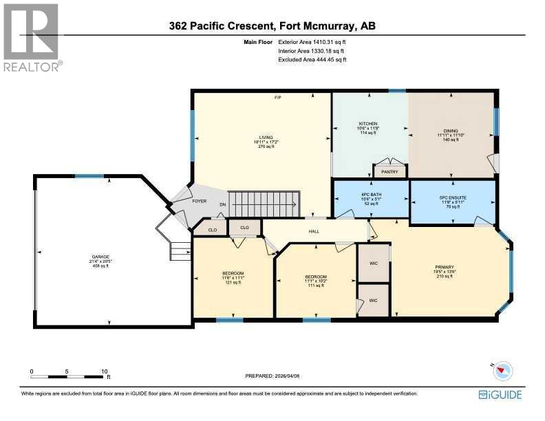 362 Pacific Crescent, Fort Mcmurray, Alberta  T9K 0G5 - Photo 20 - A2298935