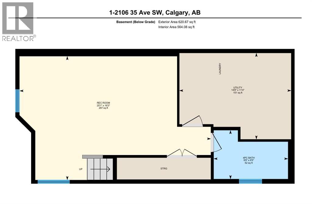 1, 2106 35 Avenue SW, Calgary, Alberta  T2T 2E3 - Photo 43 - A2299353