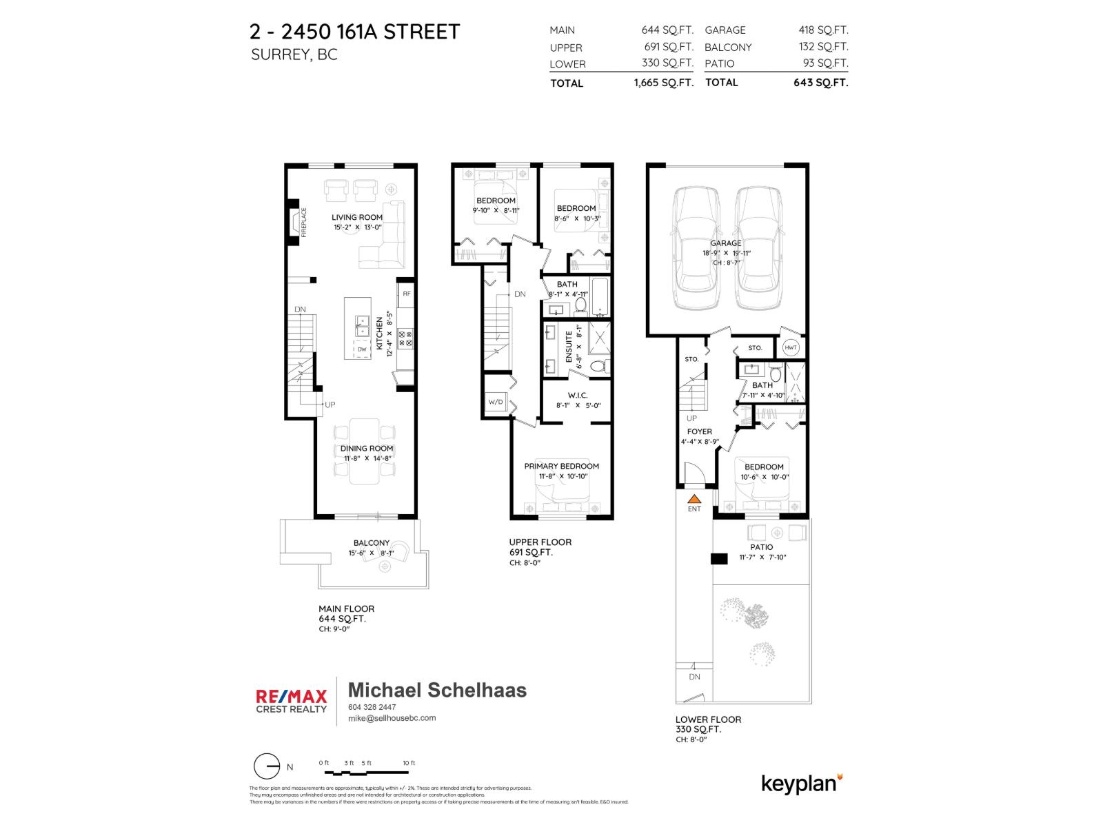 2 2450 161A STREET, Surrey, British Columbia