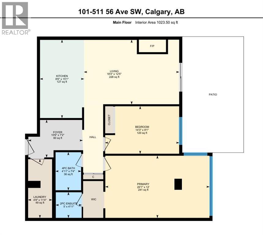 101, 511 56 Avenue SW, Calgary, Alberta  T2V 0G6 - Photo 30 - A2303486