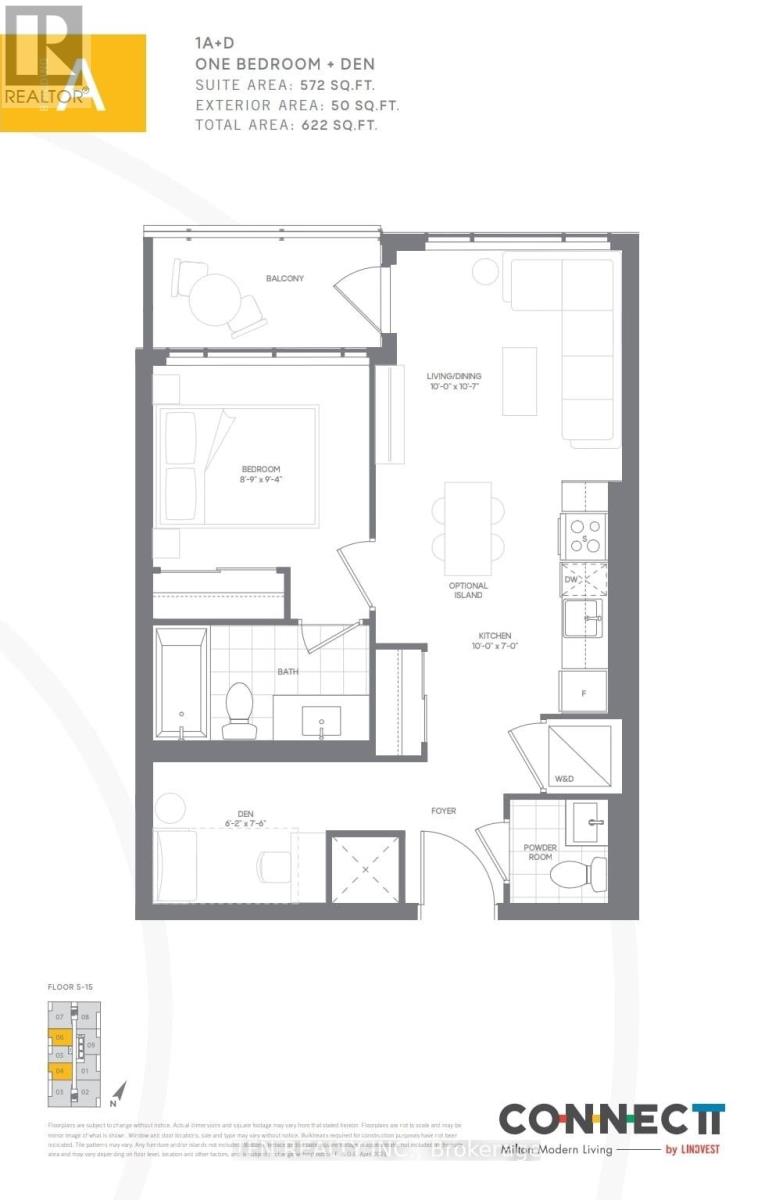 1306 - 8010 Derry Road, Milton, Ontario  L9T 3L3 - Photo 12 - W13044824