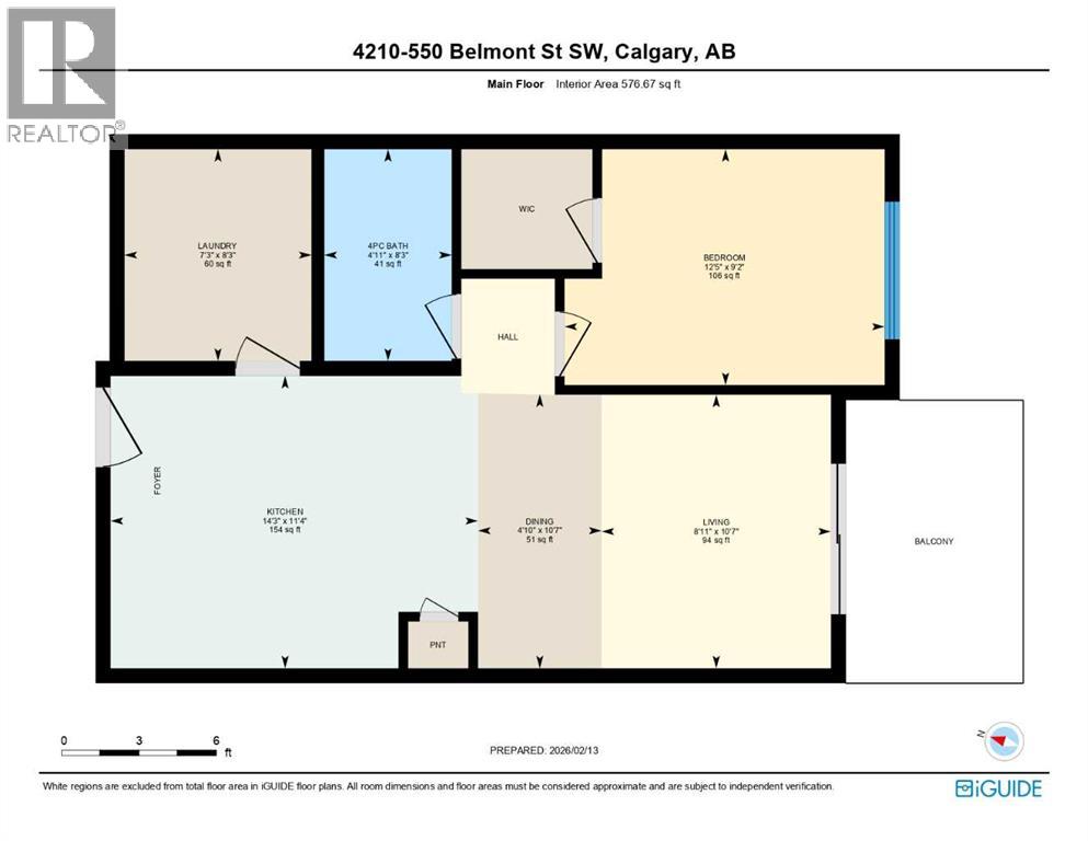 4210, 550 Belmont Street SW, Calgary, Alberta  T2X 5X1 - Photo 12 - A2297974