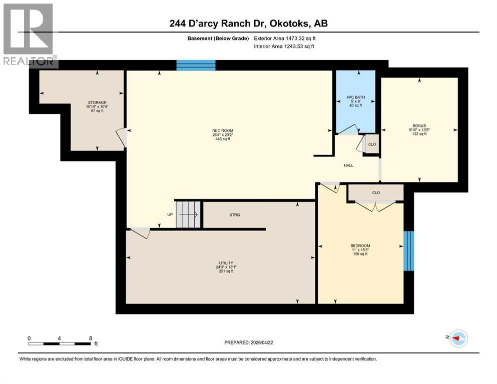 244 D'arcy Ranch Drive, Okotoks, Alberta  T1S 5V9 - Photo 45 - A2304661